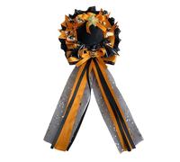 XIAHIOPT Halloween Pumpkin Hair Clips Choker Bowlers Hat Bat Wing for Girls Halloween Devil Wing with Lace Ribbon