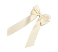 XIAHIOPT Photography Hair Clip for Hot Girls Layered Bowknot Shape Hair Barrettes Ponytail Braids Hair Clip with Long Ribbon