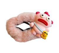 XIAHIOPT Plush Shape Hair Clip Cartoon Clownfish Barrettes Hairpin for Woman Girls Winter Furry Headwear Hair Accessories