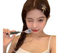 XIAHIOPT Star/Bowtie Hair Clip Side Hairpin Women Hair Styling Accessories for Side angs Korean-Style Headdress