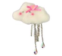 XIAHIOPT Sweet Hair Clip Cartoon Shape Hair Clip with Tassels for Ponytail Bangs Hairpins for Teens
