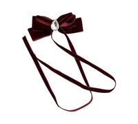 XIAHIOPT Sweet Hair Clip Vintage Layered Bowknot Shape Duckbill Hair Clip for Ponytail Hairpins for Teens Children