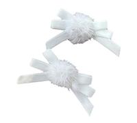 XIAHIOPT Velvets Furry Hair Clip Sweet Girls et Bowknot Hairpin Hair Styling Accessories for Thin Hair Korean Headdress