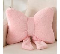 XIAIJIA Bowknot Throw Pillows Bow Decorative Pillow Aesthetic Home Decor Knot Plush Pillows Soft Seat Cushions Cute Throw Pillow for Couch Bow Room Decor