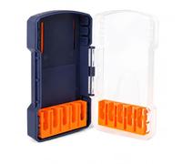 [Xiaipomu]Blue Small Drill Bit Telescopic Screwdriver Bit Storage Case