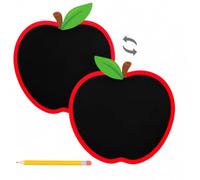 [Xiaipomu] Reusable 1st Day of School Board, Double-Sided Back to School | Double-sided rigid milestone board for 1st day of school photos, featuring reusable rewriteable surfaces for memories.