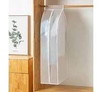 XIAKE Garment Cover - Premium PEVA, Moisture-Proof & Dust-Proof Clothes Storage Bag - Zipper Closure - Transparent