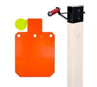 XIALUO AR500 Steel Hostage Reactive Shooting Target 8×12 inches 1/2 inch Thick Stand System Hostage Reactive Shooting Targets with 2x4 Steel Target Hanger Kit