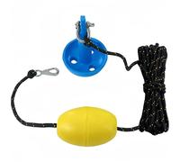 XIALUO Marine Mushroom Anchor Kit 5 lb Blue PE Coated Kayak Anchor Accessories with 30 ft Rope for Fishing Kayaks, Canoe, Jet Ski, SUP Paddle Board and Small Boats