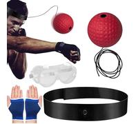 Xialuwy Box Bollen, Boxing Reflex Ball Set With Adjustable Headband For Punching Practice, Interactive Boxing Ball For Speed, Improve Reaction Response, Reflex Timing Accuracy And Focus