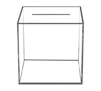 Xialuwy Clear Acrylic Money Box | Square Piggy Bank For Adults And Kids | Unopenable Money Saving Box | Smash Money Box | Must Break To Open Savings Piggy Bank | Coin Cash Pot To Help Budget And Save