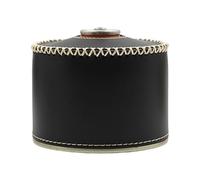 Xialuwy Gases Canister Cover Outdoor Camping Gases Tank Protective Cover PU Leather Propane Fuels Cylinder Storage Bag Propane Canister Protective Case Outdoor Stoves Accessories