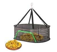Xialuwy Hanging Dry Racks, Her-b Drying Rack Hanging Plant Dryer Net, Foldable Mesh Drying Net For Plants Seeds, Buds, H-erbs, Vegs, Fruits, Flowers, Dried Fish, P-eanuts, Mushrooms, Clothes, Tea