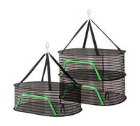 Xialuwy Hanging Dry Racks, Her-b Drying Rack Hanging Plant Dryer Net, Foldable Mesh Drying Net For Plants Seeds, Buds, H-erbs, Vegs, Fruits, Flowers, Dried Fish, P-eanuts, Mushrooms, Clothes, Tea