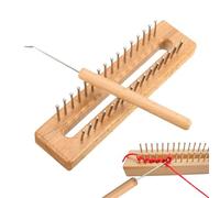 Xialuwy KnittingLoom Set Handmade Knitting with Knitting Board and Crochet Hooks for Making Socks, Scarves, Gloves and Scarves