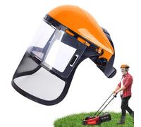 Xialuwy Safety Face Shield, Strimming Face Shield Logging Helmet, Strimmer Visor Face Shield, Chainsaw Helmet Strimmer Face Guard Face Protection Shield Forestry Hat For Gardening Logging Lawn