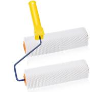 Xialvyu Bleed Roller Spiked Roller 23 cm with Replacement Roller, Spike Length 15 mm, Nail Roller for Bleeding Bleeding Roller for Floor Coating