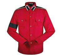 Xiami Leyuan Costume for Michael Jackson CTE Shirts (Large, Red)