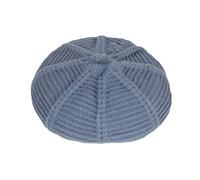 Xiang Ru Warm Fall Winter Pure Color Pumpkin Beret Hat Unisex Beanie Cap Blue