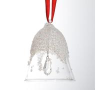 XIANGBAN Crystal Bells Christmas Ornaments 2023, Christmas Bell Ornament,Annual Edition Crystal Car Pendant Home Festive Jewelry (One)