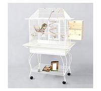 XIANGGUI 1983 Bird Carrier Luxury Parrot Cage Gray Parrot Alexander Golden Sun Breeding Metal Large Villa Bird Cage Economy Bird Cage Parrot Parakeet Macaw Small Bird