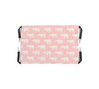 XIANGGUI 1983 Pet Beds Pet Rabbit Cat Hammock Cotton Dog mat Mouse Ferrets Guinea Pig Hanging Bed Rodents Hamster Hammock Puppy Products Pets Supplies Cat Bed (Color : Pink Polar Bear, Size : M)