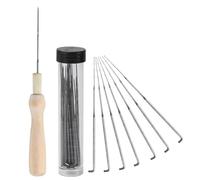XiangJunly 30-Piece Felting Needle Set, 3 Sizes With Wooden Handle Tool, Wool Felt Tools for Beginners Children