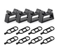 XiangJunly 4 Pack Bike Handlebar Stands, Inverted Bicycle Repair Support with 8 Fixed Buckles, Anti-slip Maintenance Stand for Road & Mountain Bicycles, Quick Assembly Handlebar Jack for Garage Worksh
