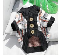 XIANGKANXUE Luxury Dog Clothes Halloween Winter Warm Cardigan Dog Sweaters Chihuahua French Bulldog Clothing Pet Coat Jacket Puppy Pet Items
