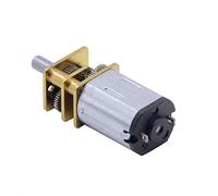 Xianglaa-Dc motor 3V 6V 12V DC N20 Mini Micro Metal Gear Motor, 15 30 50RPM 100 200RPM 300 500 1000 RPM, with Gearwheel DC Motors, Wide range of applications (Speed(RPM) : 300RPM, Voltage(V) : 3V)