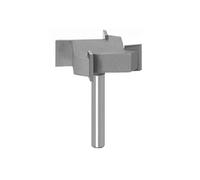 Xianglaa-top bearing router bit, 1/4" 6mm Shank 4 Edge T Type Slotting Cutter Woodworking Tool Router Bits Milling Cutter Slotting, (Cutting Edge Length : 6.35X9.52)