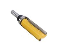 Xianglaa-top bearing router bit, 1pc 8mm Shank Bearing Flush Trim Router Bit Tungsten Carbide End Mill 20/25/38/50mm Woodworking Milling Cutter, (Cutting Edge Length : 1pc 8x19.05x50mm)