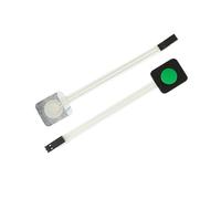 XIANGN 1/5PCS membrane switch keyboard 1 key matrix membrane switch color keyboard board (Color : 1 key green, Size : 5pcs)