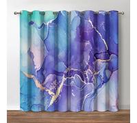 XIANGPEIFBH Purple fantasy curtains, Darkening Blackout Window Treatment for Living Room And Bedroom, Perfect for Home Simple Decor 168(W) x(H) 182cmx2pcs