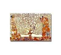 XIANGPEIFBH The Tree Of Life Canvas Painting By Gustav Klimt Classical Posters and Prints Wall Art for Living Room Home Decoration 60x80cm/24x32inch Unframed