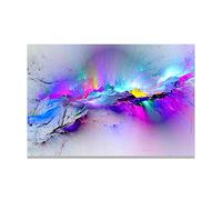 XIANGPEIFBH Wall Art Canvas Painting Abstract Unreal Pink Beautiful Cloud Landscape Pictures For Living Room Home Decor Artwork 80x120cm(32x47inch) Unframed