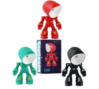 XIANGSHI Lonely Robot Cartoon Cute Robot Design Companion Table Light, 2026 New Robotic Mini Night Lights, Creative Unique Fully Body Posable Table Lamp, for Table Decorative & Bedroom (3Pcs-A)