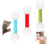 XIANGSHI Q Tip Cat Toy, Giant Qtip Cat Toy, Giant Cotton Swab Catnip Toys, Interactive Kitty Kick Sticks for Cats Lovers Gift, Sturdy Teething Chew Toys for Indoor Cats (3PCS-D)