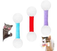 XIANGSHI Q Tip Cat Toy, Giant Qtip Cat Toy, Giant Cotton Swab Catnip Toys, Interactive Kitty Kick Sticks for Cats Lovers Gift, Sturdy Teething Chew Toys for Indoor Cats (3PCS-B)