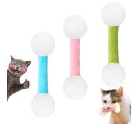 XIANGSHI Q Tip Cat Toy, Giant Qtip Cat Toy, Giant Cotton Swab Catnip Toys, Interactive Kitty Kick Sticks for Cats Lovers Gift, Sturdy Teething Chew Toys for Indoor Cats (3PCS-C)
