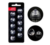 XiangSKY 2 Pack / 20pcs Hearing Aid Domes for Oticon 8mm Replacement Domes for Oticon Universal Silicone Hearing Aid Domes Suitable for Oticon MiniFit Hearing Aid Supplies