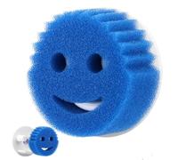 XiangSKY Scrub Sponge Holder Daddy Mommy, Face Sponge with Suction Cup Installation,Sponge Holder Kitchen Bathroom Sink with Suction Cup Installation Kitchen & Bathroom (Sponges Included)