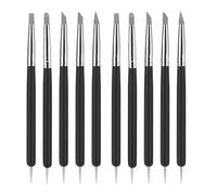XiangSKY Silicone Clay Sculpting Tools 10PCS Clay Tools Sculpting Soft Rubber Tip Modelling Pen Tools for Ceramic Pottery Sculpture Fondant Shaping Painting Nail Beauty