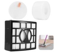 XiangSKY Vacuum Cleaners Filters Set, 1 Set of Filter Cotton + 1 PC Filter Adapted to Shark Upright Vacuum Cleaner NZ801ukt, NV680, NV681-OPP
