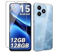 Xiangyun Cover for Blackview Wave 9C Case, 1 Pack Tempered Glass Screen Protector, Transparent Slim Soft TPU Shockproof Anti-Scratch Silicone Phone Case - Clear