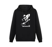 XiangZai Bo Diddley Hoody Unisex Ptinted Hoodies Long Sleeve Men's Hooded with Pocket Black XXL