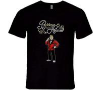 XiangZai Bobby The Brain Heenan Classic Retro Rare Wrestling T Shirt Black