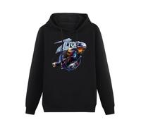 XiangZai Devin Townsend Project Z2 Ziltoid Hoody Unisex Ptinted Hoodies Long Sleeve Men's Hooded with Pocket Black XXL