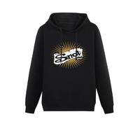 XiangZai Get Some Snot Band Hoody Unisex Ptinted Hoodies Long Sleeve Men's Hooded with Pocket Black L