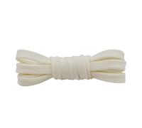 XIANMY Flat Shoelaces Double Layer Shoe Laces 7mm Replacements Shoe Laces for Sneakers Trainer Sports Casual Shoes Boots 160cm Cream White